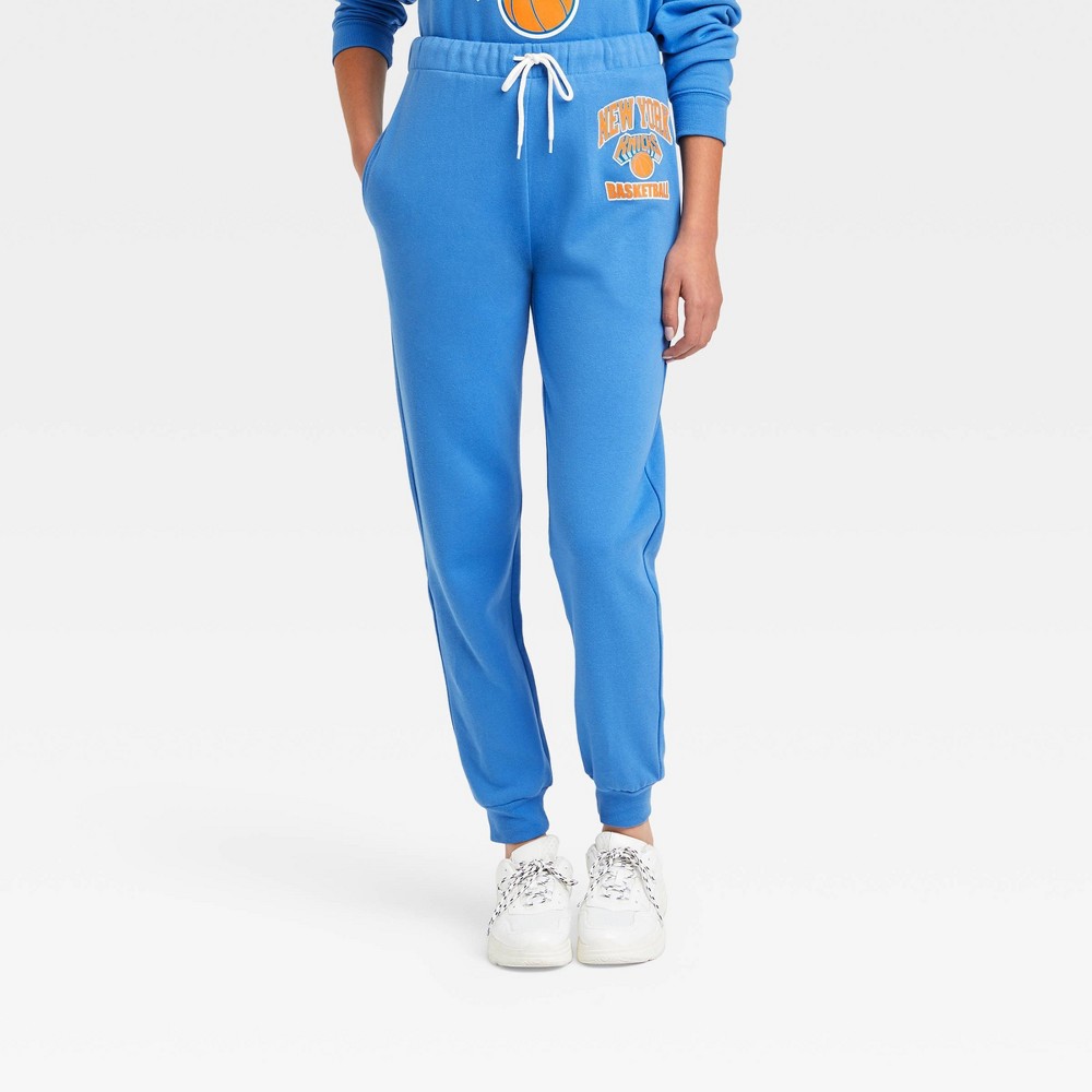 Authentic NBA Women's Sweatpants Joggers- BLUE Sizes: XS-3XL - Click Image to Close